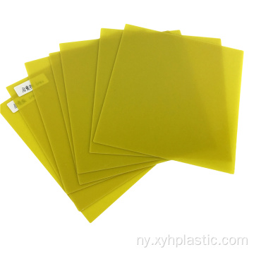 2mm Makulidwe 3240 Yellow Epoxy Glass Laminate Mapepala